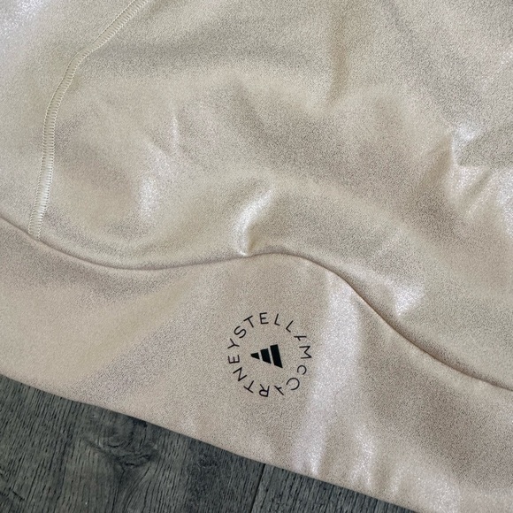 Adidas x Stella McCartney Shiny Recycled Cropped Bra - Picture 5 of 6